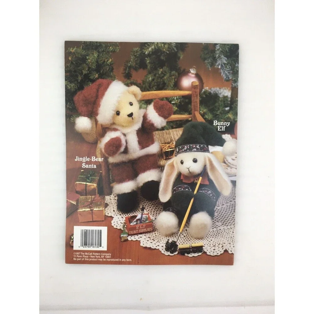 Christmas Craft Pattern Vtg 90s Xmas 12